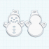 Happy Snowman Christmas Holiday Ornament & Gift Box, 2020, 2021 & No Year image