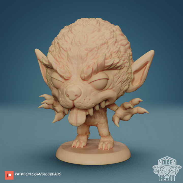 Chibi Werewolf 24mm PRE-SUPPORTED's Cover