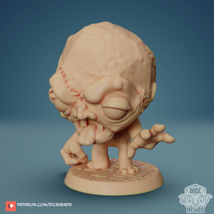 Chibi Flesh Golem 24mm PRE-SUPPORTED's Cover