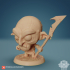 Chibi Goblin Huntress 24mm PRE-SUPPORTED image