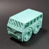 Roller Van!  Print-in-place support-free rolling wheels image