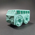 Roller Van!  Print-in-place support-free rolling wheels image