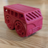 Roller Van!  Print-in-place support-free rolling wheels print image