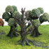 Set of 5 3d printable trees image