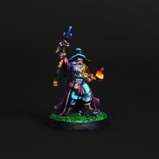 Picture of print of Human Wizard