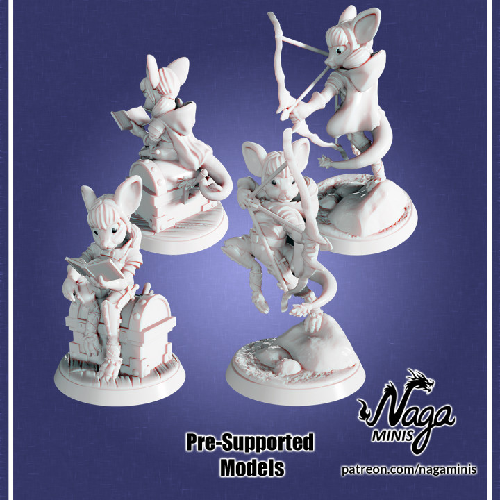 $2.99Mousefolk Rogue - Presupported