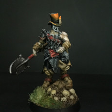 Picture of print of The Grave Digger- Undead Hero - Pre supported - 32mm scale