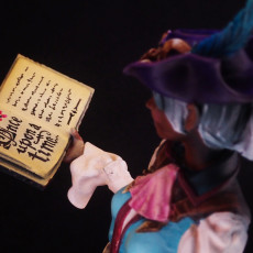 Picture of print of Fantasy Elf Bard Bust