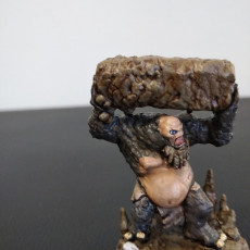 Picture of print of 3x Cave Trolls - Pre-Supported