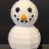 Animal Crossing Snowboy Christmas Ornament (Low Poly and Smooth) image