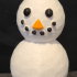 Animal Crossing Snowboy Christmas Ornament (Low Poly and Smooth) image