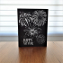 New Year Fireworks Silhouette Art image