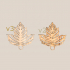 Earrings: artistic leaf (v2 & v3) image