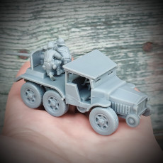 Picture of print of Laffly with 47mm gun - French army WW2 - 28mm for wargame