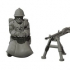 Medium or Heavy machine gun with crew - French army WW2 - 28mm for wargame image