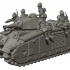 Tank riders - French army WW2 - 28mm for wargame image