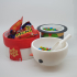 Christmas candy and snack container_ snowman image