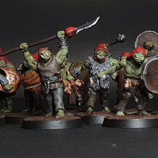 Picture of print of Orc Thugs - Spears, Archers, Shields, Slashers and Command 28 minis set
