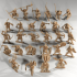 Orc Thugs - Spears, Archers, Shields, Slashers and Command 28 minis set image
