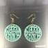 Merry Christmas earrings (2 files!) image