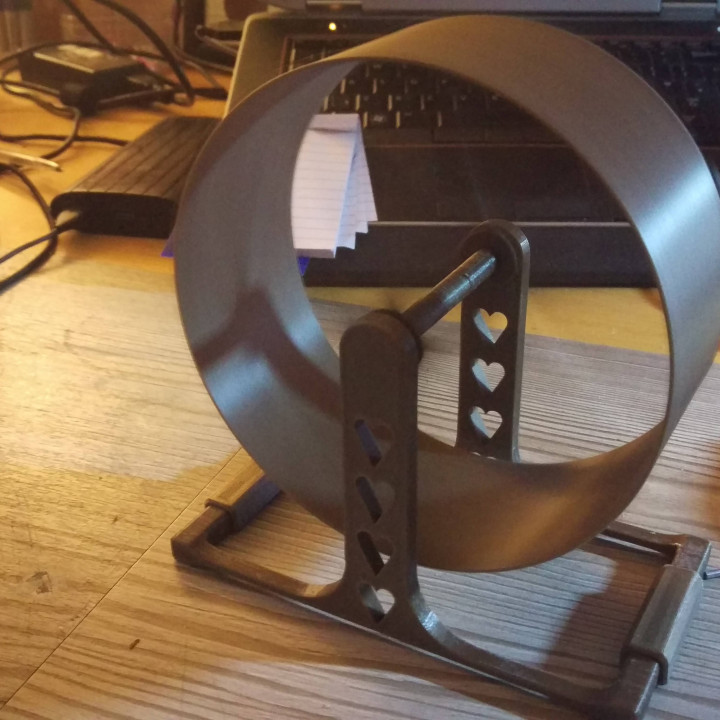 Hamster Wheel Silent No Supports Easy Print