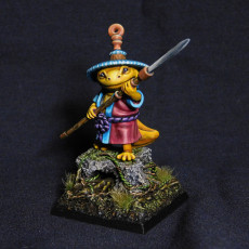 Picture of print of Hanzaki Salamander Ashigaru 5-Pack (Pre-Supported)