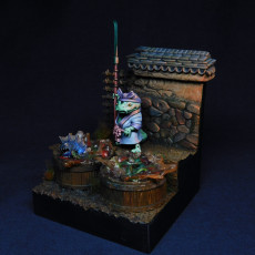 Picture of print of Hanzaki Salamander Ashigaru 5-Pack (Pre-Supported)