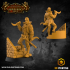 Level Up Rogue - Male (3x modular 32mm scale miniatures) PRESUPPORTED image