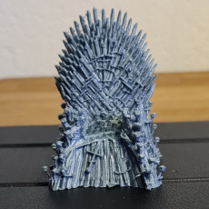 Picture of print of Iron Throne Support Free Remix This print has been uploaded by weilboese