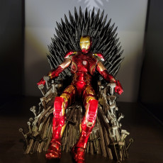 Picture of print of Iron Throne Support Free Remix