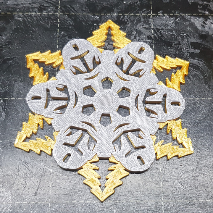 Mandalorian Snowflake Decoration
