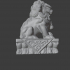 stonelion model stone lion statue Auspicious animal image