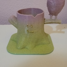 Picture of print of Forest owl pen holder