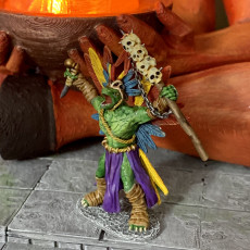 Picture of print of Lizardfolk Shaman 01