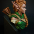 Elf Archer Bust Support Free print image