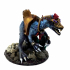 Riding raptor resin miniature for D&D (with variants) image