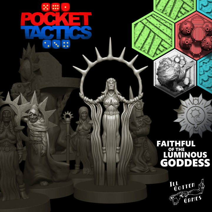 Pocket-Tactics: Faithful of the Luminous Goddess's Cover