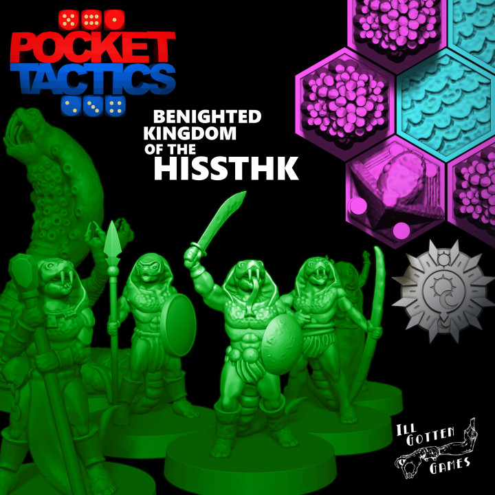 Pocket-Tactics: Benighted Kingdom of the Hissthk's Cover