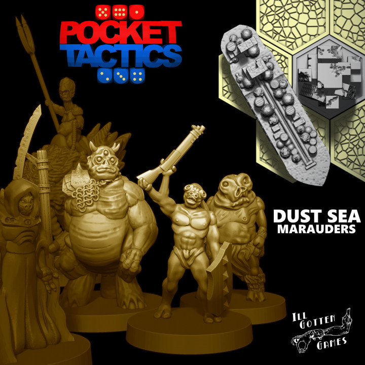 Pocket-Tactics: Dust Sea Marauders's Cover