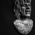 Alex Harvey inspired head bust/wall hanging image