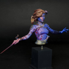 Picture of print of Vaelia Arra, sorcerer bust pre-supported This print has been uploaded by Kara Nash