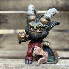 Picture of print of Krampus. It is time for gifts, so here is yours!
