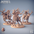 Sylvan Stag Riders - 3 Modular Units with mounts image