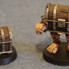 Picture of print of Mimic - Brawler Treasure Chest - Tabletop Miniature (Pre-Supported) This print has been uploaded by Studio Sol Union