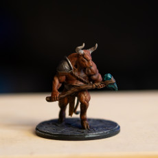 Picture of print of Minotaur - Tabletop Miniature (Pre-Supported)