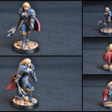 Picture of print of Caliope - Female knight- 32mm - DnD