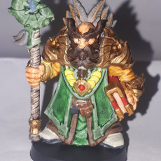 Picture of print of Draloth - Dwarf druid - 32mm - DnD