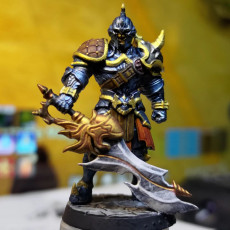 Picture of print of Kalkhan - Human Knight - 32mm - DnD -