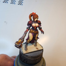 Picture of print of Ruby - Female Wizard - 32mm - DnD