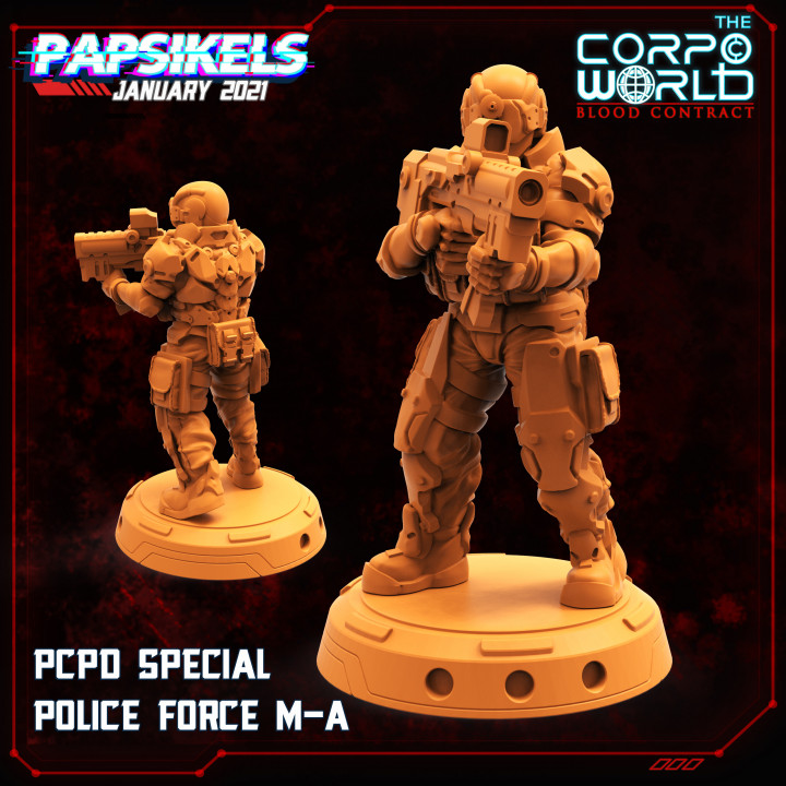 $3.99PCPD SPECIAL POLICE FORCE M-A